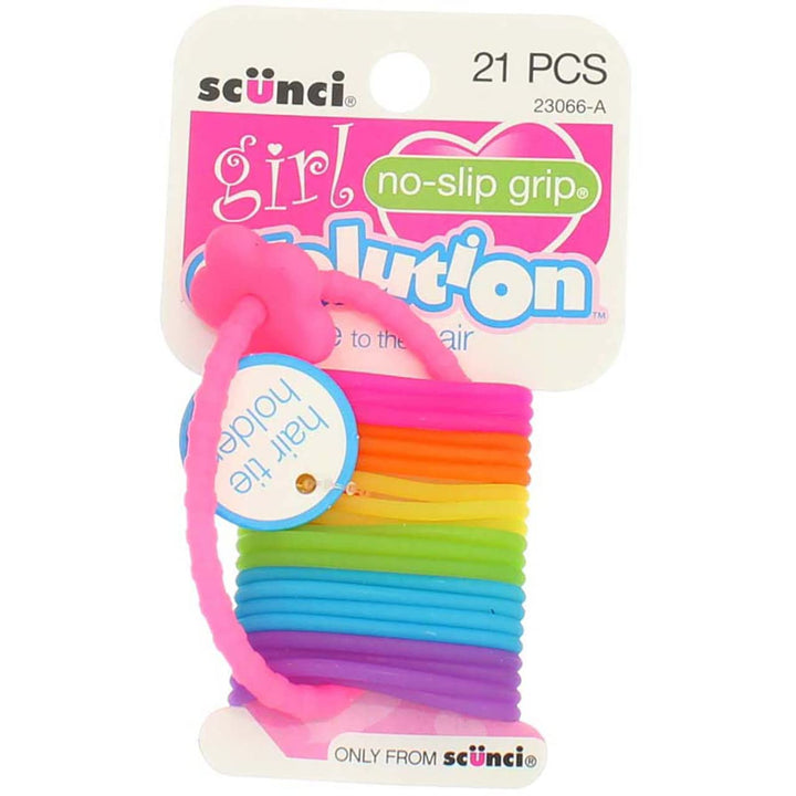 Scunci Hair Accessories Girl Evo Ponytailers, 0.6 Ounce