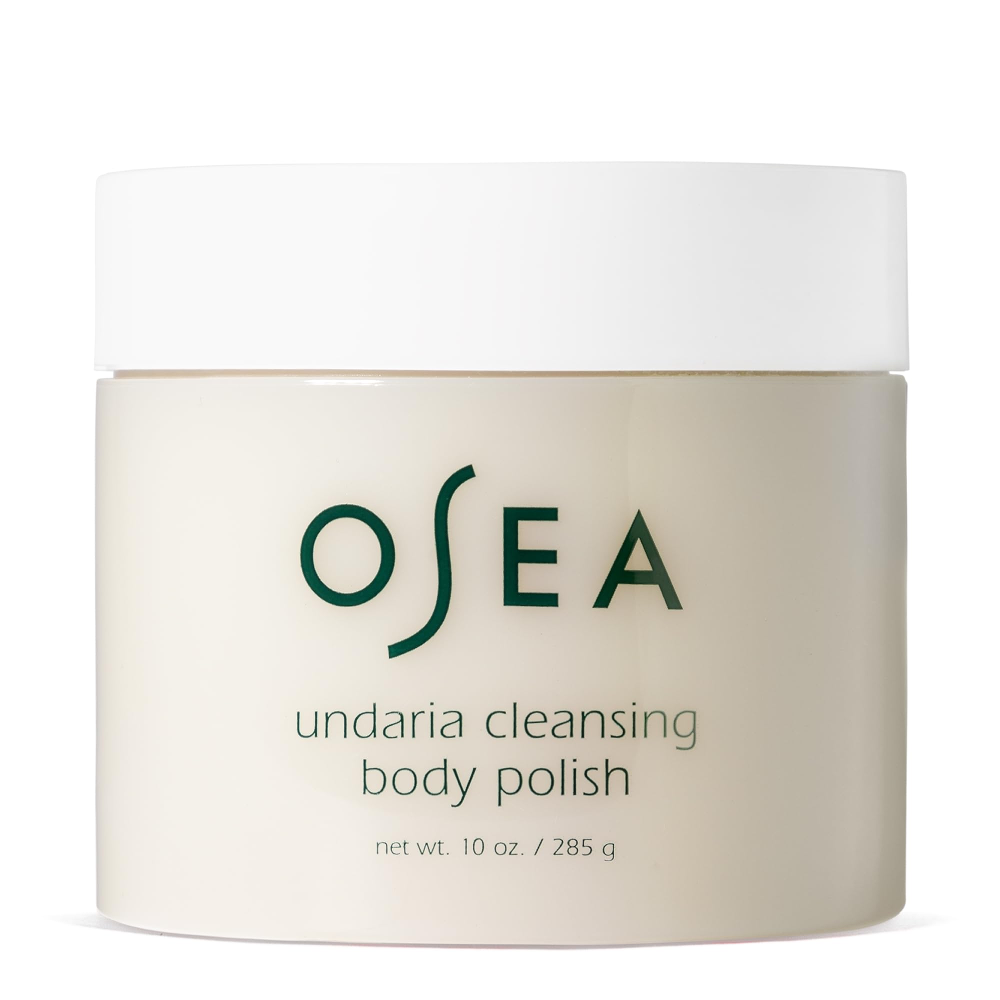 OSEA Undaria Cleansing Body Polish 10oz - Spa-Worthy AHA Body Exfoliator with Pumice & Undaria Seaweed - Nourishing Cleanser & Scrub - Clean Beauty - Vegan Care