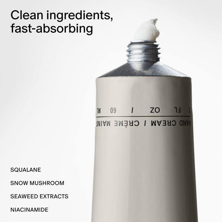 Salt & Stone Hand Cream for Women & Men | Santal & Vetiver | Hydrates, Nourishes & Softens Skin | Restores Dry Cracked Hands | Fast-Absorbing | Cruelty-Free & Vegan (2 fl oz)