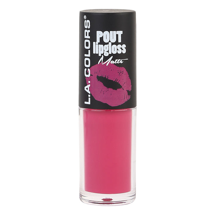 L.A. Colors Pout Matte Lipgloss, Sweet Lips Magenta, 4g