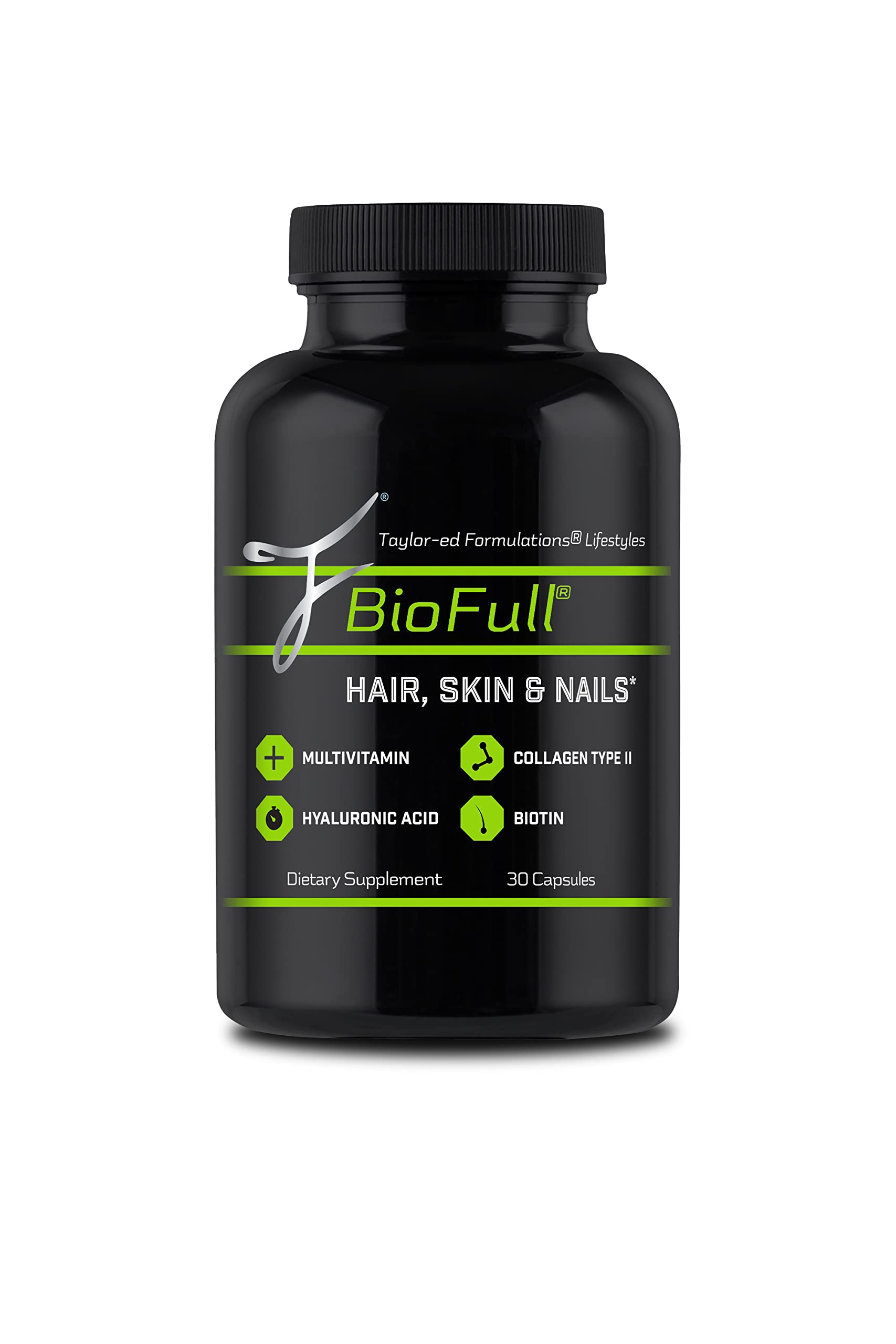 BioFull Hair Skin Nails - Biotin Vitamins for Hair, Skin & Nails - Biotin & Collagen Supplement for Women & Men