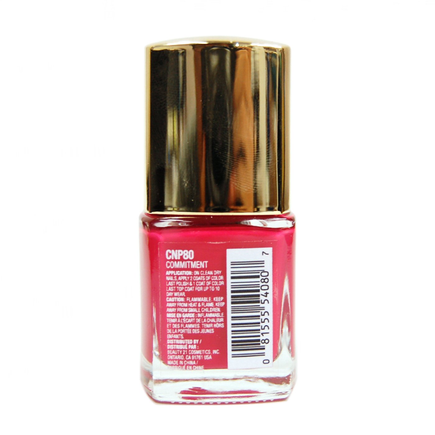 L.A. COLORS Commitment, 1 Ounce: L. A. Colors Last Nail Polish, Commitment, 1 Ounce