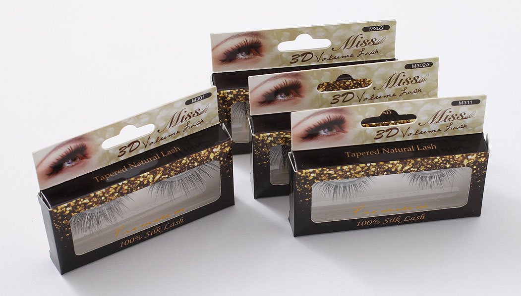 4 Pairs Miss Lash 100% Handmade Tapered 3D Volume lash M362