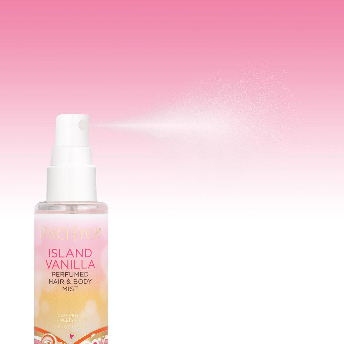 Pacifica Beauty Island Vanilla Perfumed Hair & Body Mist, Island Vanilla, 6 Fl Oz (1 Count)