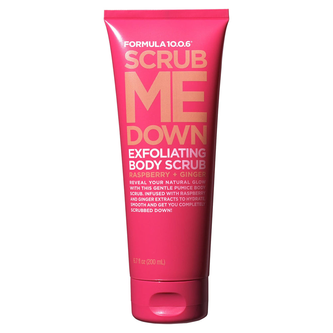 Formula 10.0.6 Scrub Me Down Exfoliating Body Scrub (6.7 Fl. Oz.) Pumice Body Scrub that Hydrates While it Smooths - Vegan, Paraben-Free, Sulfate-Free, Dye-Free & Cruelty-Free