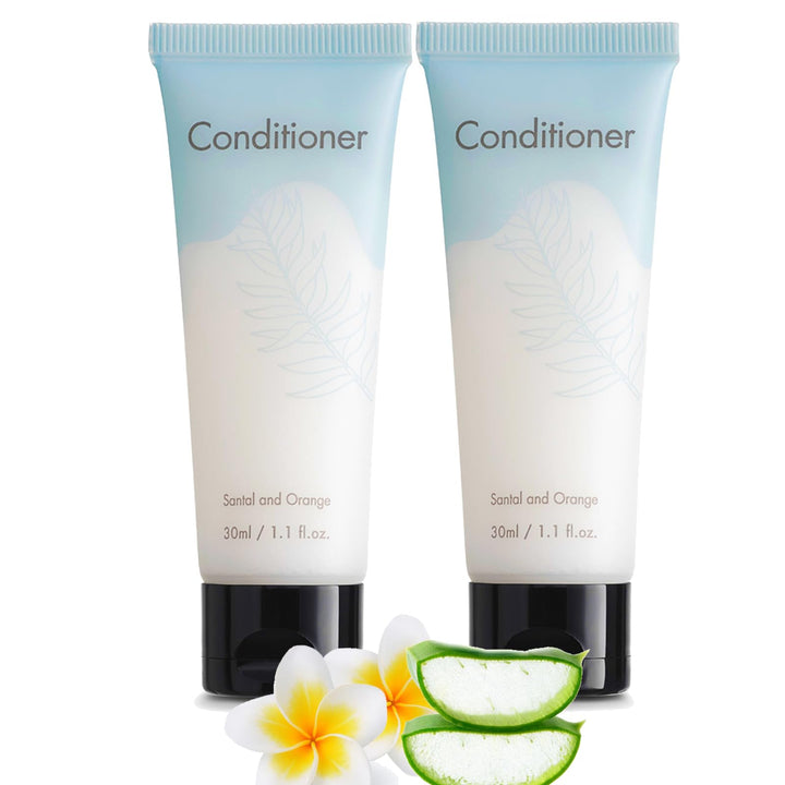 NISGUR Travel Size Conditioner Bulk Pack of Hotel Conditioner Leak Proof Hotel Supplies and Toiletries for Guests