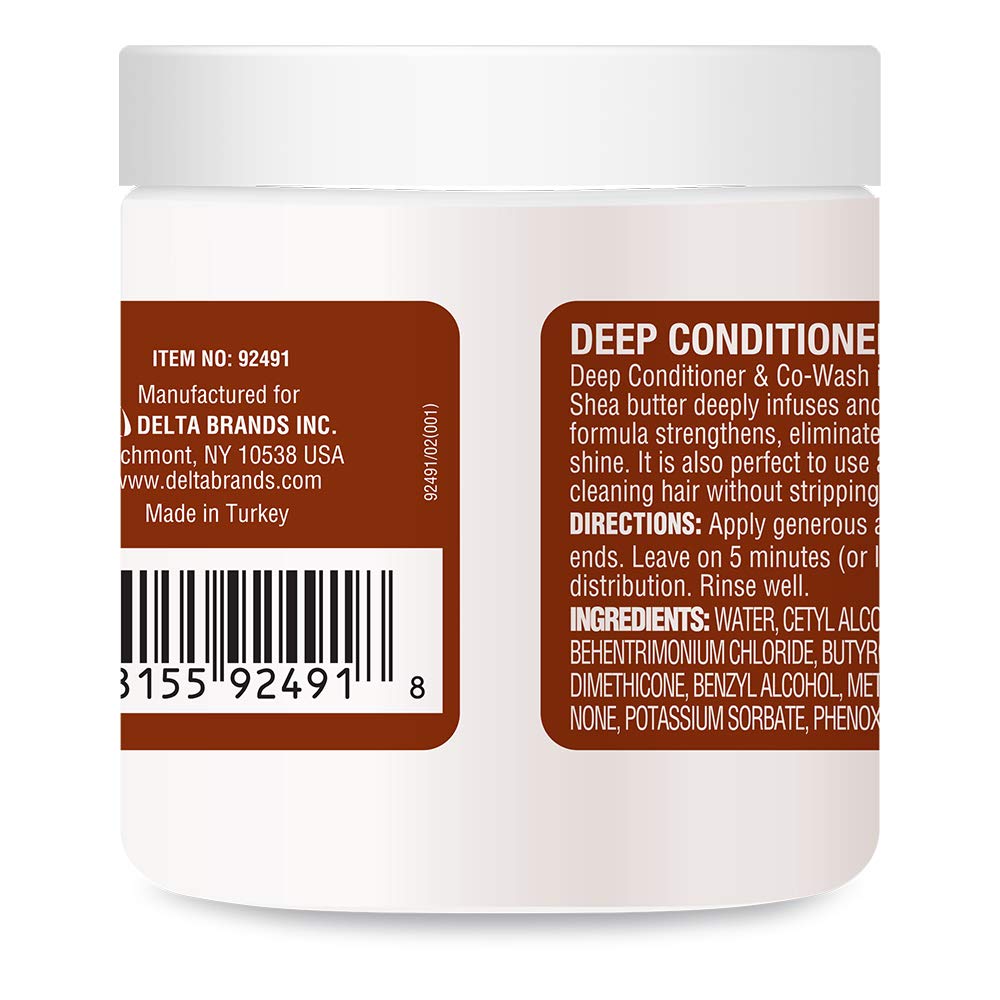 Simply Shea Deep Conditioner & Co-wash with Organic Shea Butter (Paraben-free) 6oz