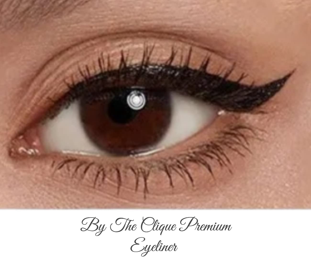 By The Clique Premium Waterproof Black Liquid Eyeliner | Smudge Proof - All Day Stay | Vegan, Gluten Free and Cruelty Free