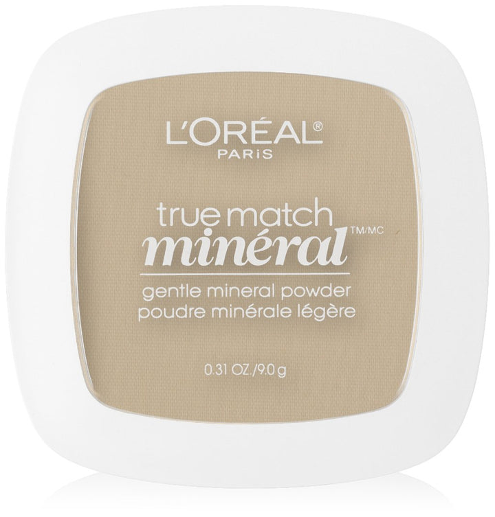 L’Oréal Paris True Match Mineral Pressed Powder, Light Ivory, 0.31 Ounce