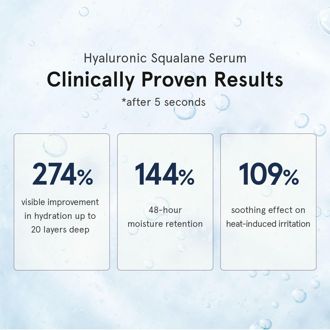 ONE THING Hyaluronic Squalane Serum (1.69 fl.oz / 50ml), Korean Skincare, Hyaluronic Acid, Moisturizing, Oil-moisture Balance, Moisture Inner Dry