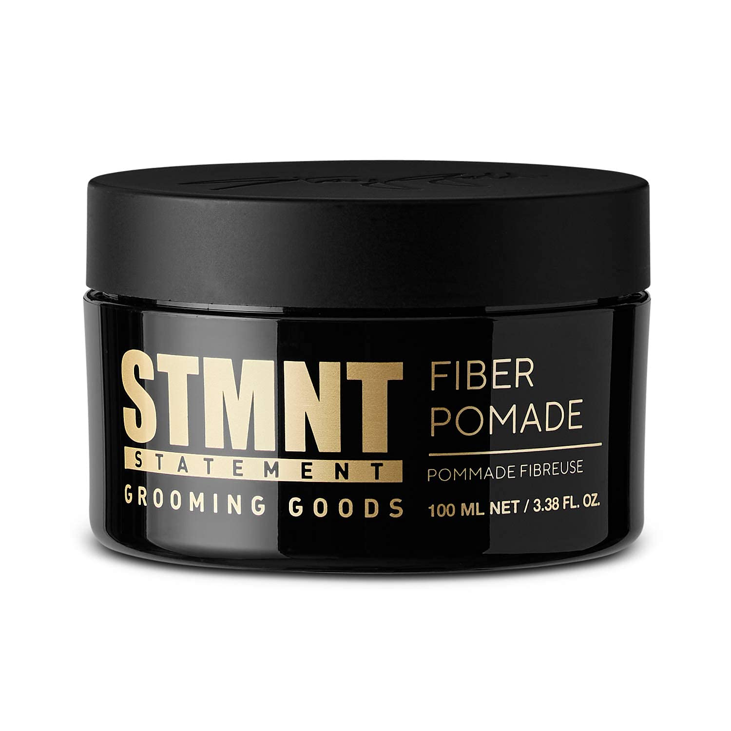 STMNT Grooming Goods Fiber Pomade, 3.38 oz | Semi-Matte Finish | Strong Control | Easy To Wash Out