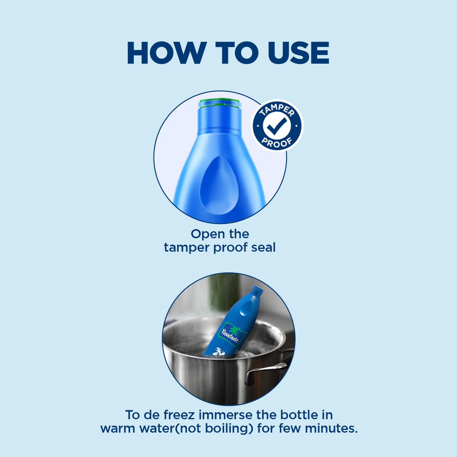 Parachute Coconut Oil| 100% Pure & Natural| Unrefined Coconut Oil| No Chemicals & Preservatives| Fresh Long Lasting Aroma| Untouched By Hands| 15 Fl Oz Jar