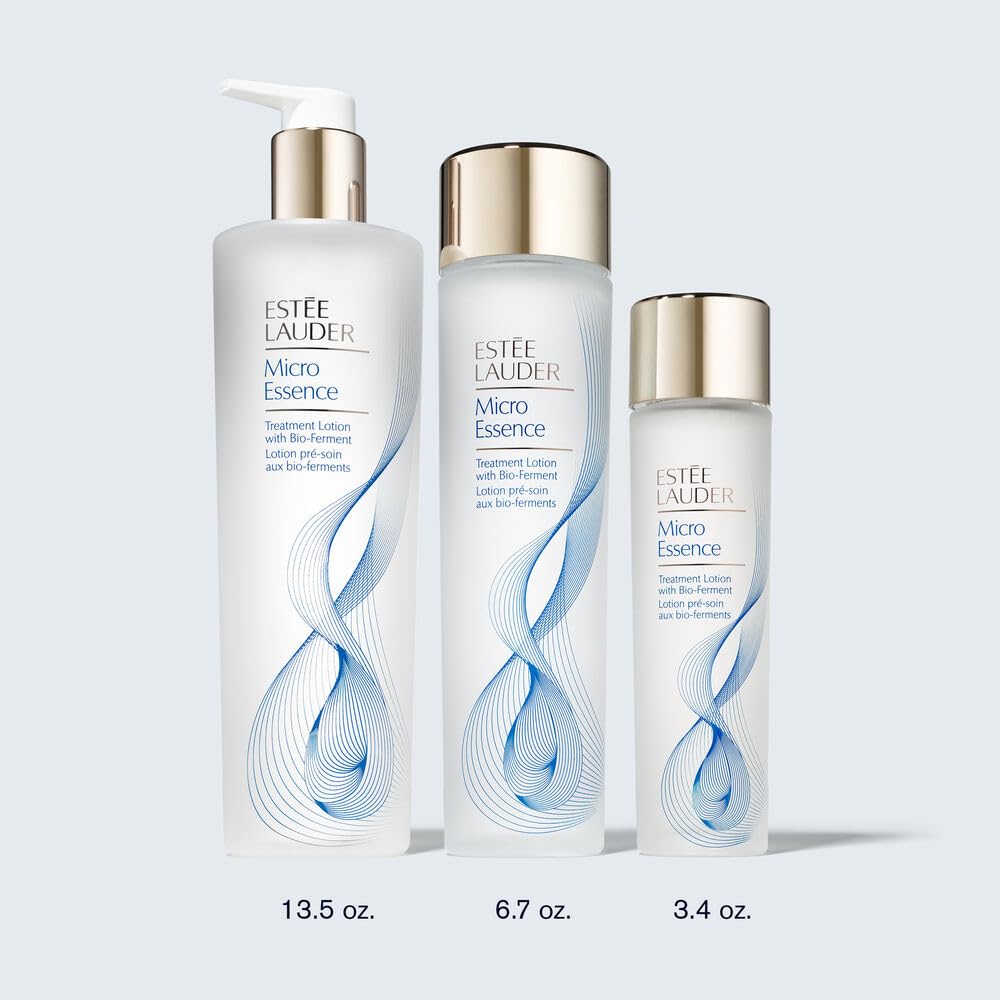 Estée Lauder Micro Essence Treatment Lotion with Bio-Ferment | Toner for Face | Skin Barrier Repair, Travel Size, 1 Fl Oz