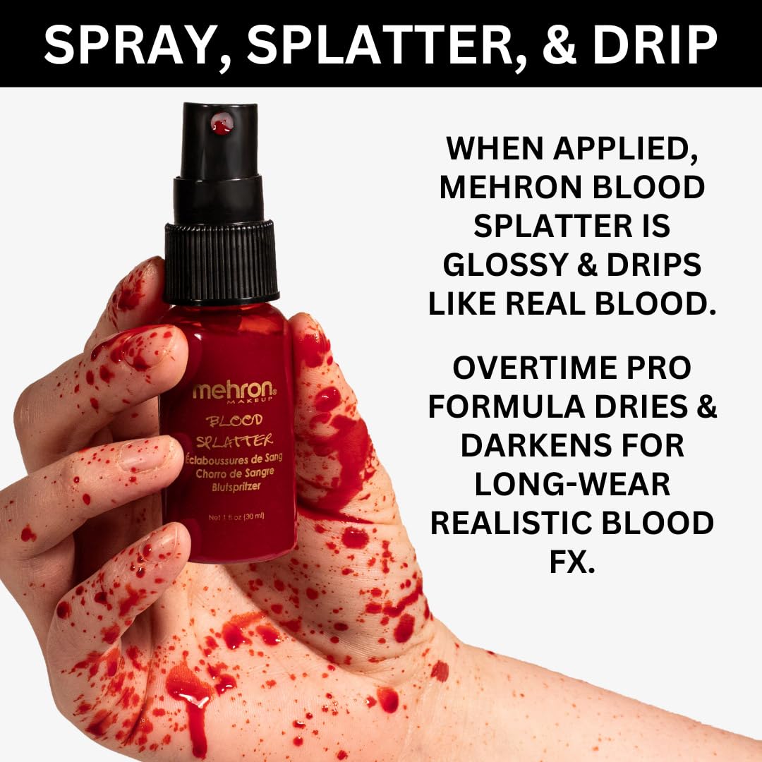 Mehron Splatter Blood (1 oz)