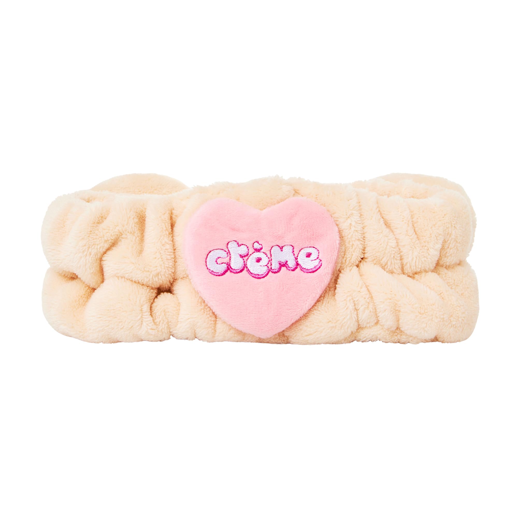 The Crème Shop Boba Bears 3D Teddy Headyband | Spa Headband | Headband for Washing Face | Skincare Headbands | Headbands for Women (Milk Tea Cloud)