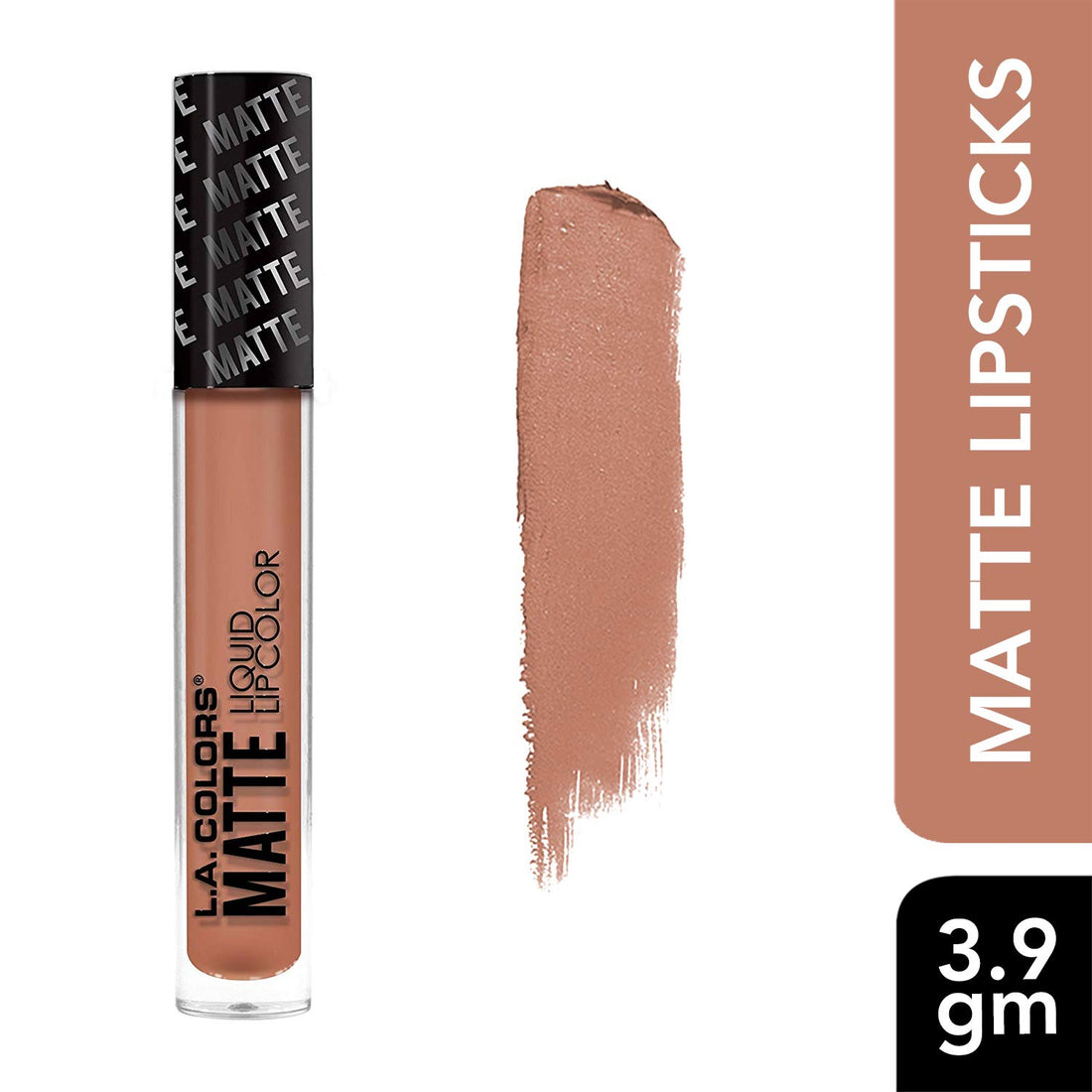 L.A. Colors Matte Liquid Lip Color, Cuddles Peach, 3.9g