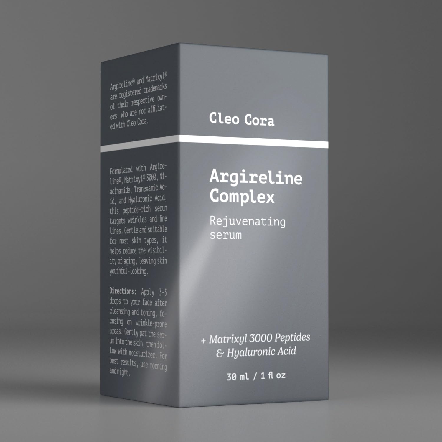 Argireline Serum with Matrixyl 3000 - Anti Wrinkle & Anti Aging Face Serum with Hyaluronic Acid, Tranexamic Acid & Niacinamide - 10% Argireline Peptide (2 x 30 ml)