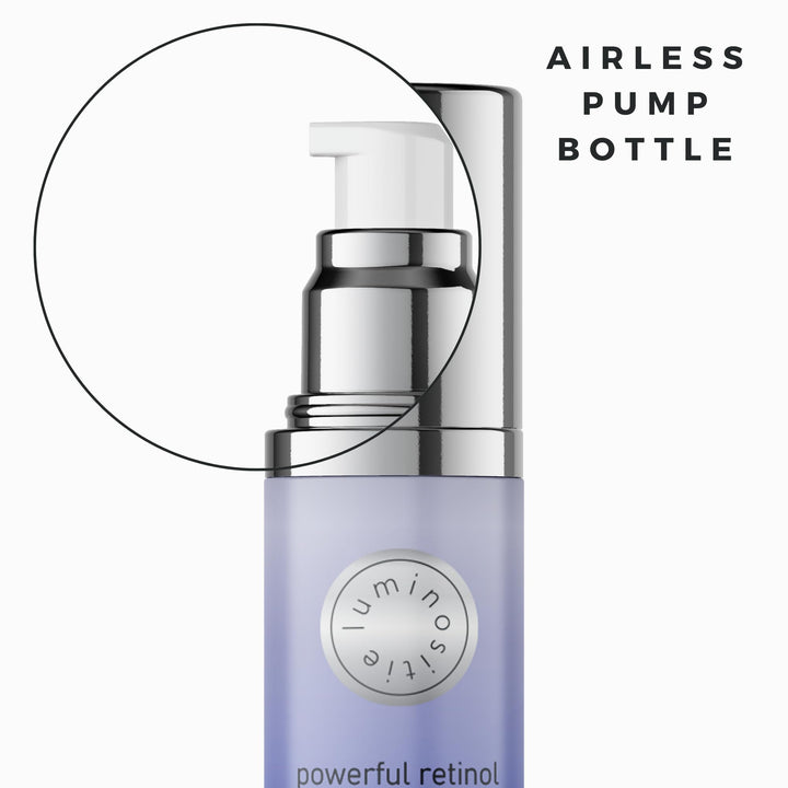 Peptides Serum for Face - Hydrating Collagen Boost Anti Aging Serum with Retinol for Fine Lines & Wrinkles by Luminositie (30ml, Vegan)