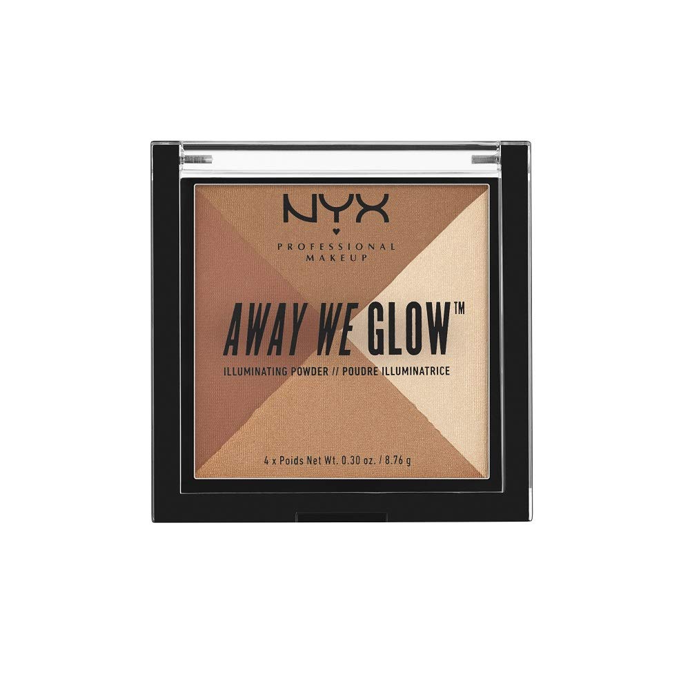Nyx Professional Makeup Away We Glow Illuminating Palette, Shimmer Thrill, 8.76g
