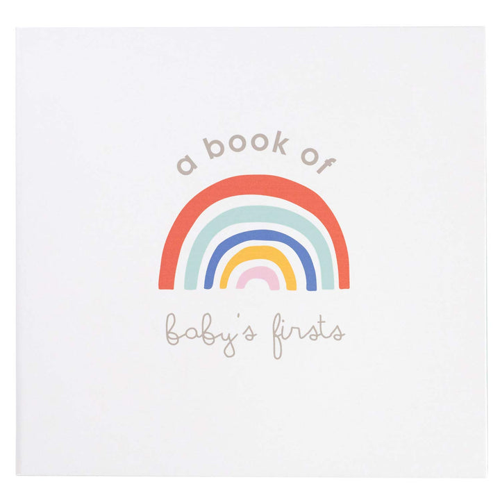 C.R. Gibson Rainbow ''A Book of Baby's Firsts'' Baby First Year Memory Book with Ink Pad, 36 Pages, 9.5'' x 9''