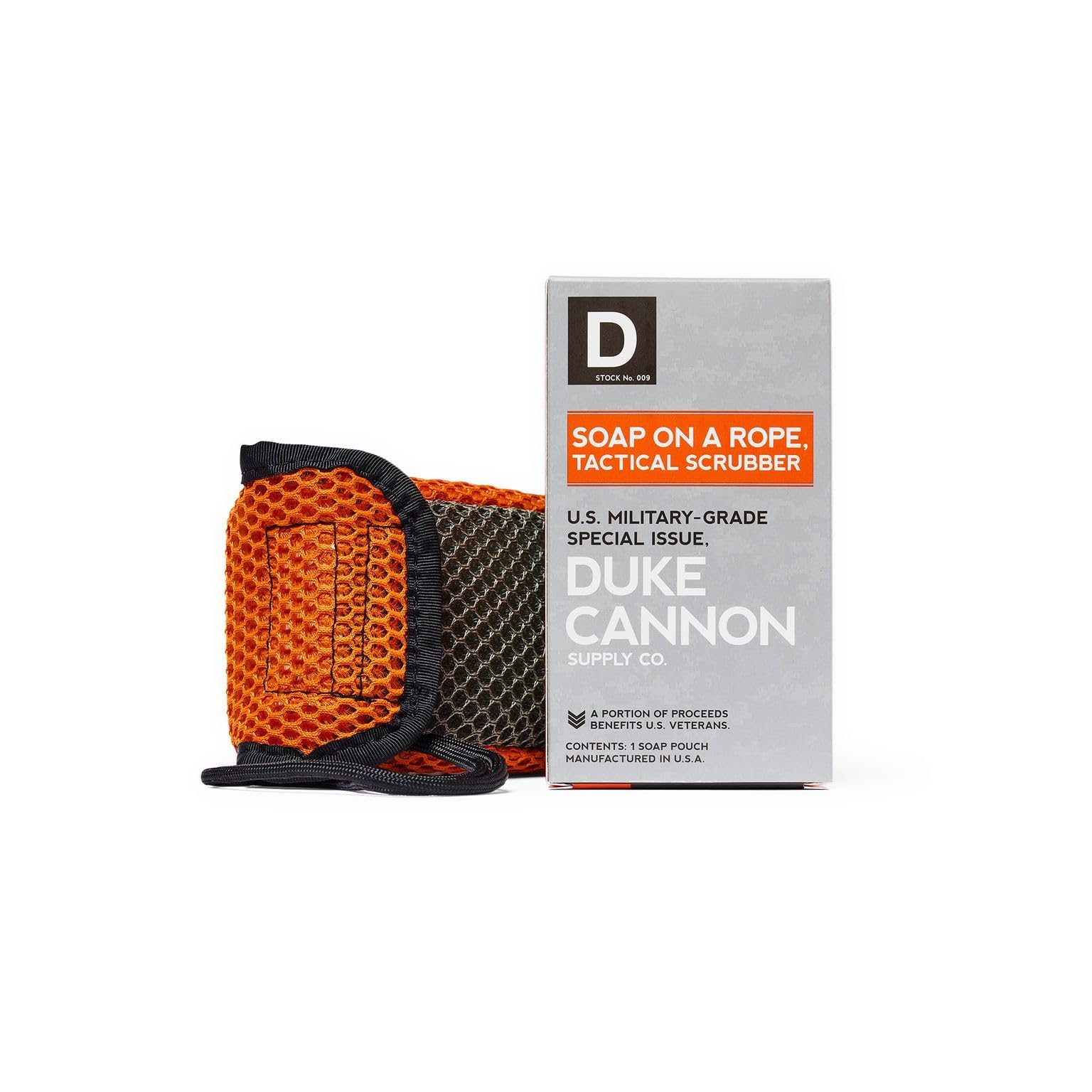 Duke Cannon Men's Grooming Bath & Body Tactical Soap Mesh Pouch