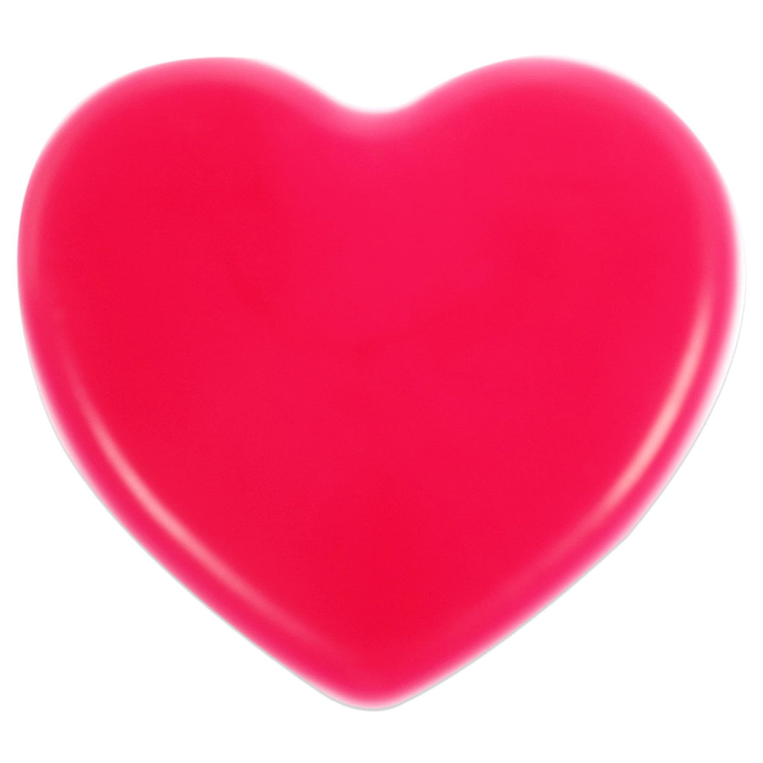 Silicone heart puff (White)