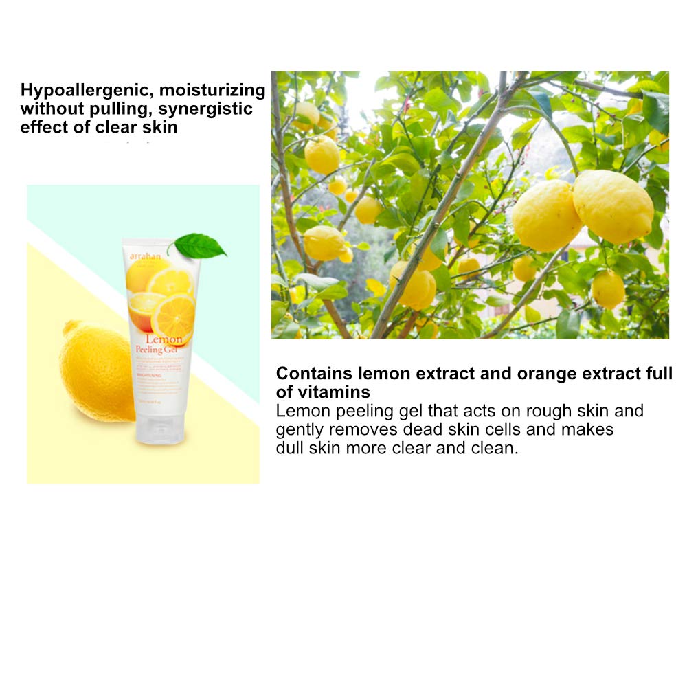 Arrahan Lemon Peeling Gel 180ml / 6.09 fl.oz Skin Care Moisturizing Gel