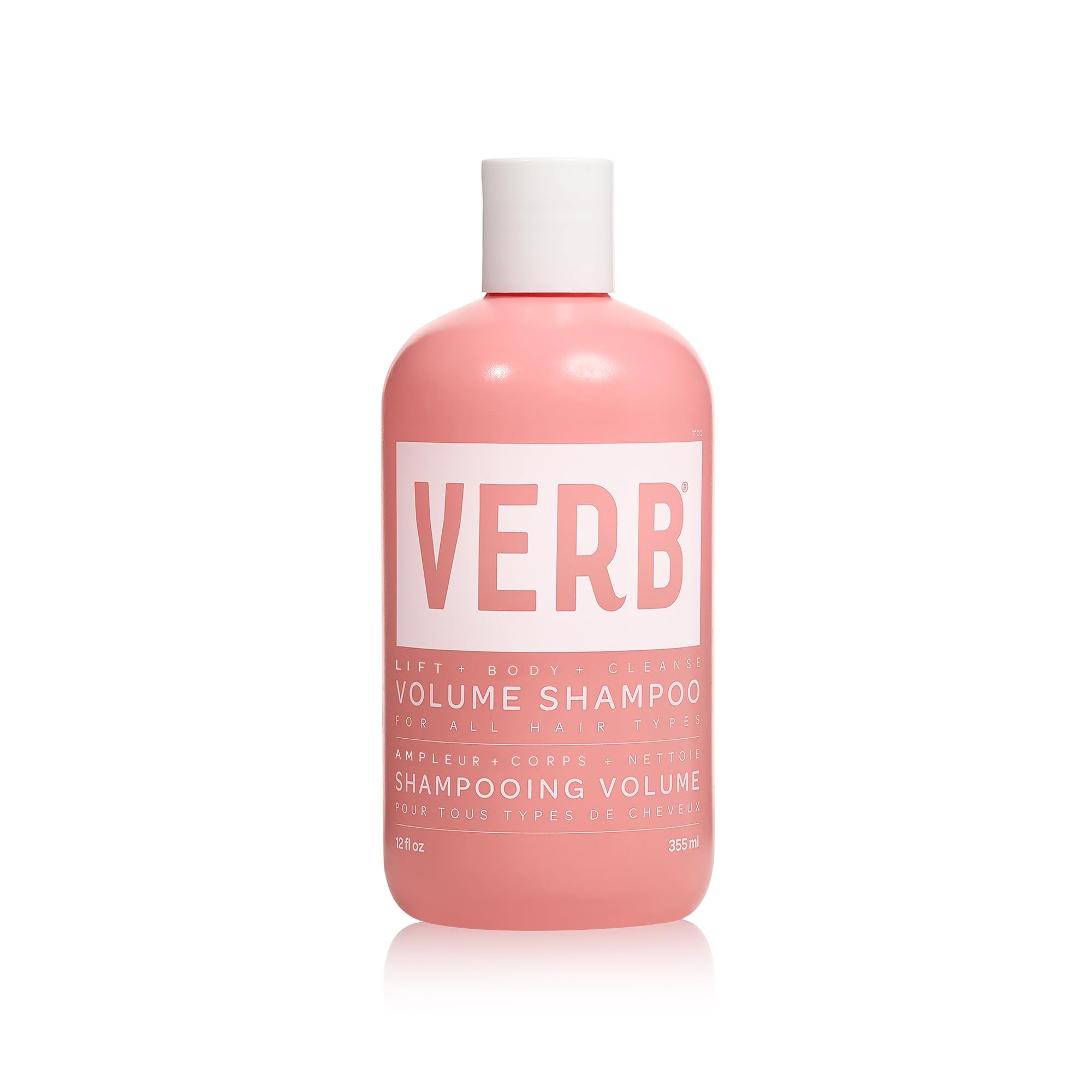 VERB Volume Shampoo 12 fl oz- Gently Cleanses, Lifts Flat Hair + Adds Volume - Sulfate, Paraben and Gluten Free