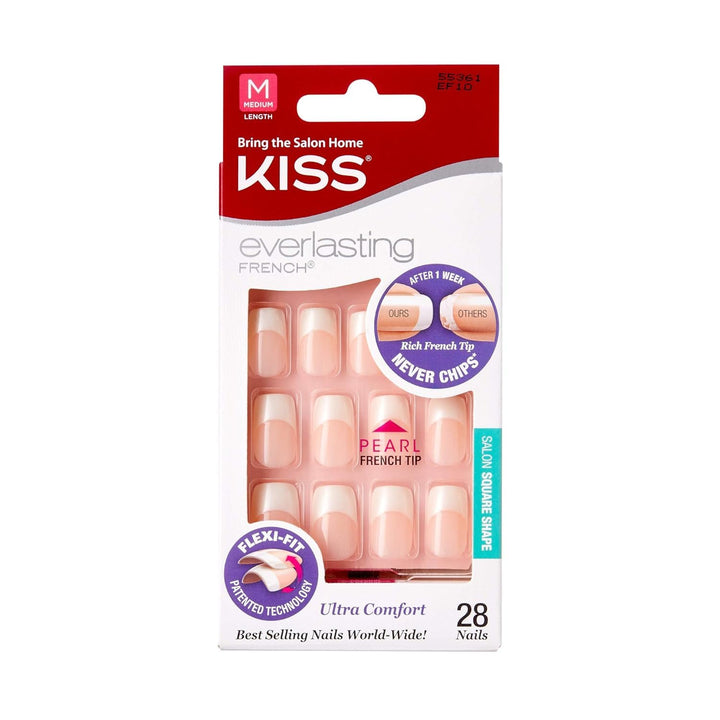Kiss Products Inc. Kiss Everlasting French 28 Piece Nail Kit String of Pearls