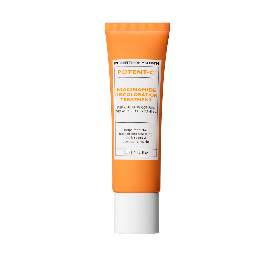 Peter Thomas Roth | Potent-C Niacinamide Discoloration Treatment for Discoloration, Dark Spots and Post-Acne Marks, Intensive Brightening Treatment with Vitamin C and Niacinamide