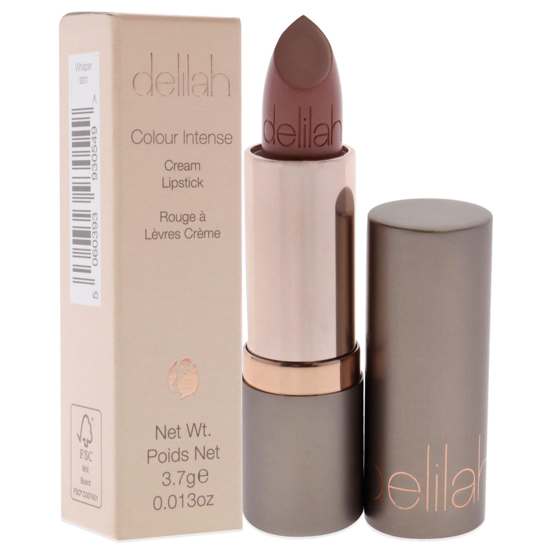 delilah Colour Intense Cream Lipstick Shade Whisper, 0.13 oz