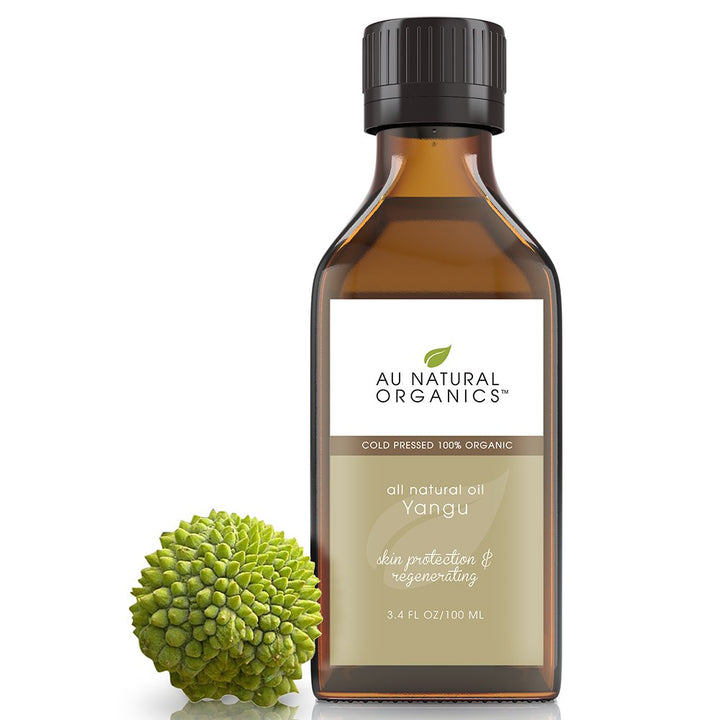 Au Natural Organics Yangu Oil | Moisturizing Oil for Dry Sensitive Skin | Body Oil & Face Hydrating Moisturizer | All Natural, Cold Pressed Daily Moisturizer for Acne-Prone, Discolorations | 3.4 oz