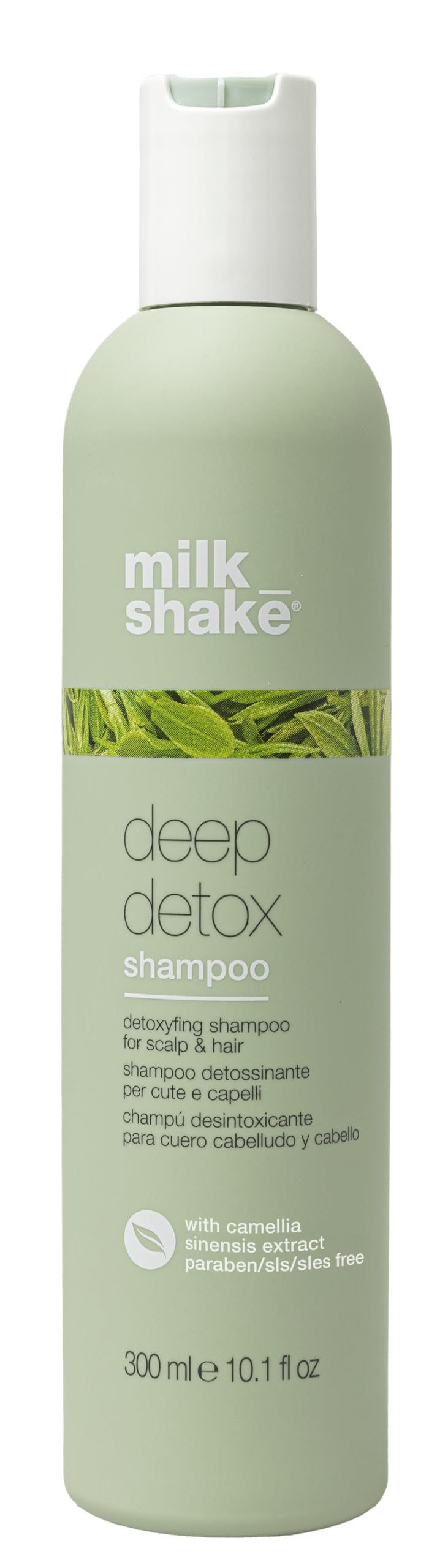 milk_shake Deep Detox Shampoo -Nourishing Green Tea Extract with Signature Milk Proteins (10.1 Fl Oz / 300 ml)