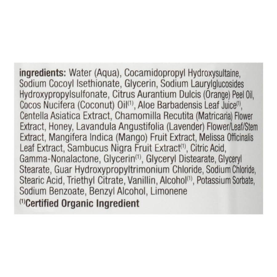 Alba Botanica Bath and Shower Gel Honey Mango 32-Ounce Bottle