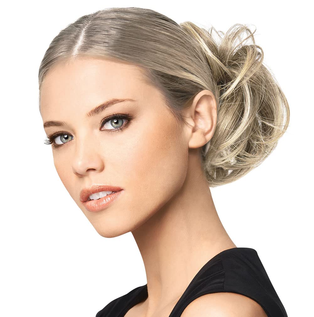 Modern Chignon Color R14/88H GOLDEN WHEAT - Hairdo Extensions Claw Clip Loose Hair Bun Tru2Life Heat Friendly Synthetic Soft Waves Hairpiece