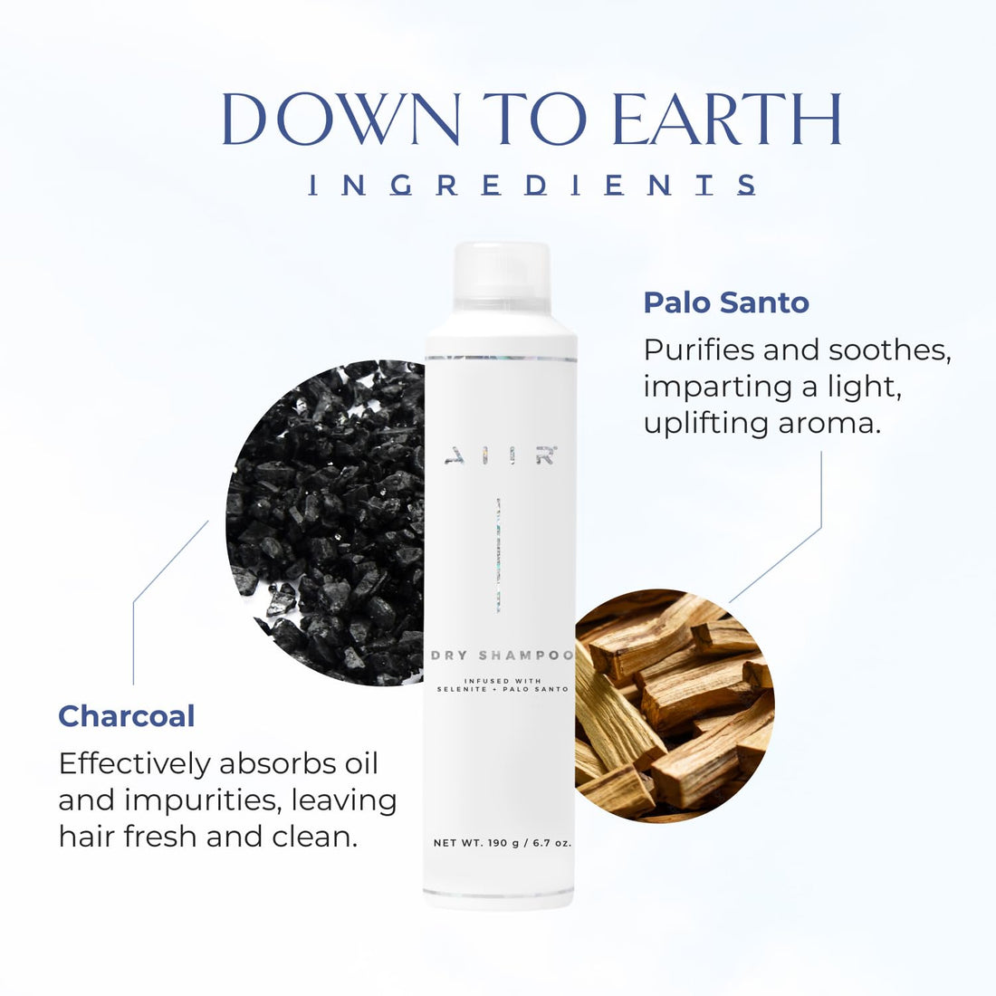 AIIR Dry Shampoo - Absorb Oils, Adding Volume and Fullness, Fresh Natural Cleanse, Translucent Lightweight Feel, Perfect Before Styling