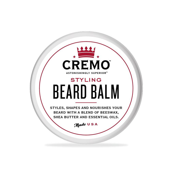 Cremo Styling Beard Balm, Astonishingly Superior, Best for all Length Beards, 2 oz Can