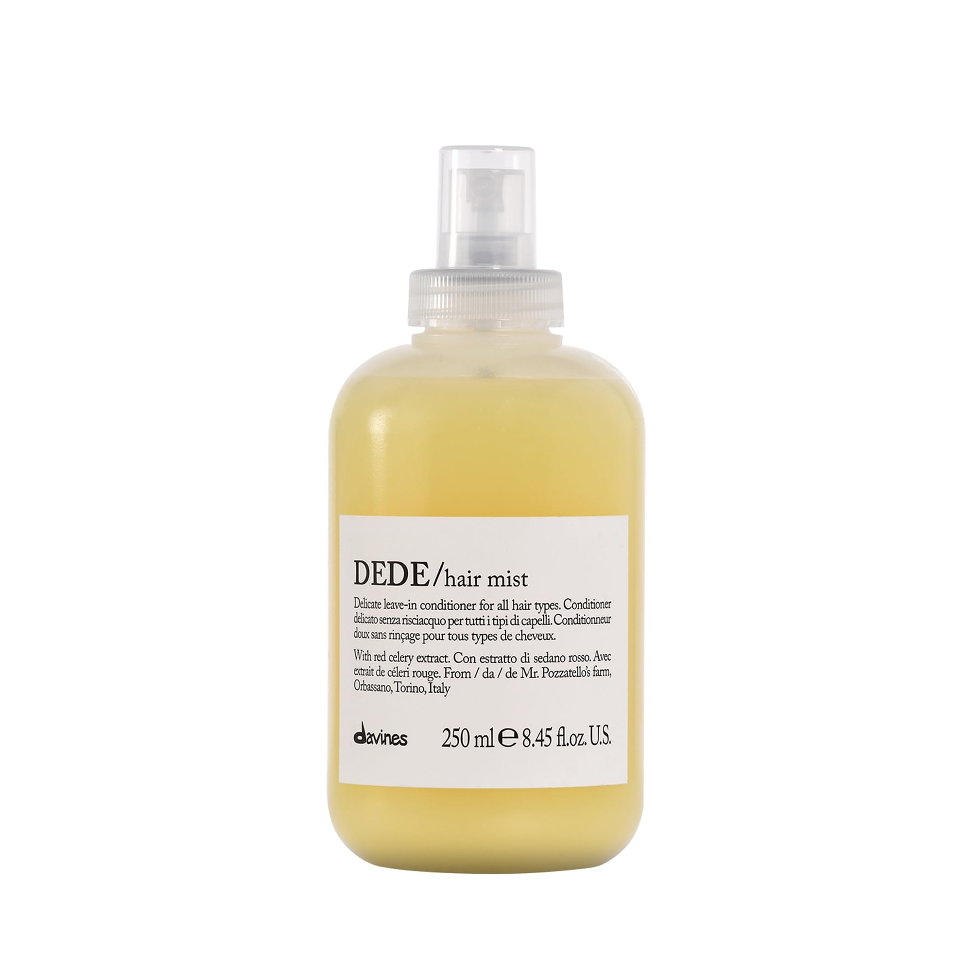Davines DEDE Hair Mist, Lightweight Leave-In Conditioner, Moisturize While Adding Shine, Adds Combability To Fine Hair, 8.45 Fl. Oz.