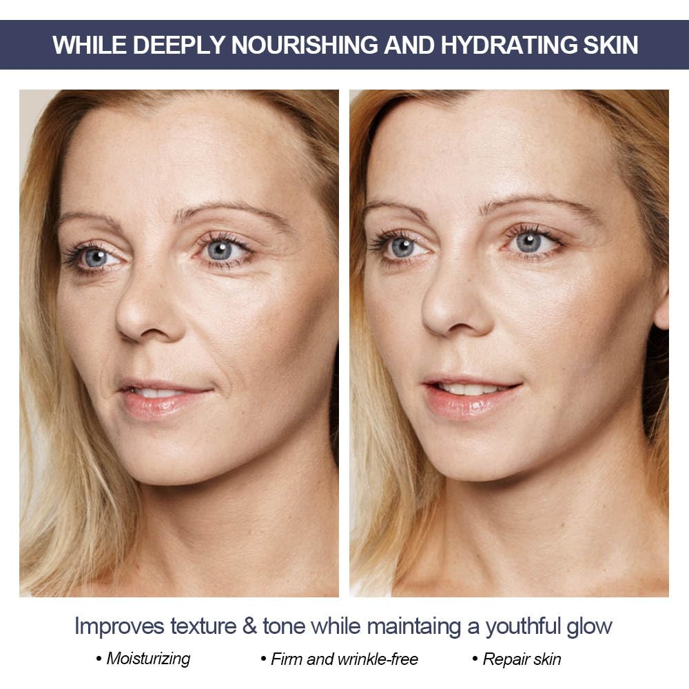 RADIANCE All Natural Retinol Intense Cream for Face Retinol Cream For Face Moisturizer Anti-Aging Face Moisturizer Wrinkle Repair cream with Collagen and Hyaluronic Acid Korean Formula All Skin