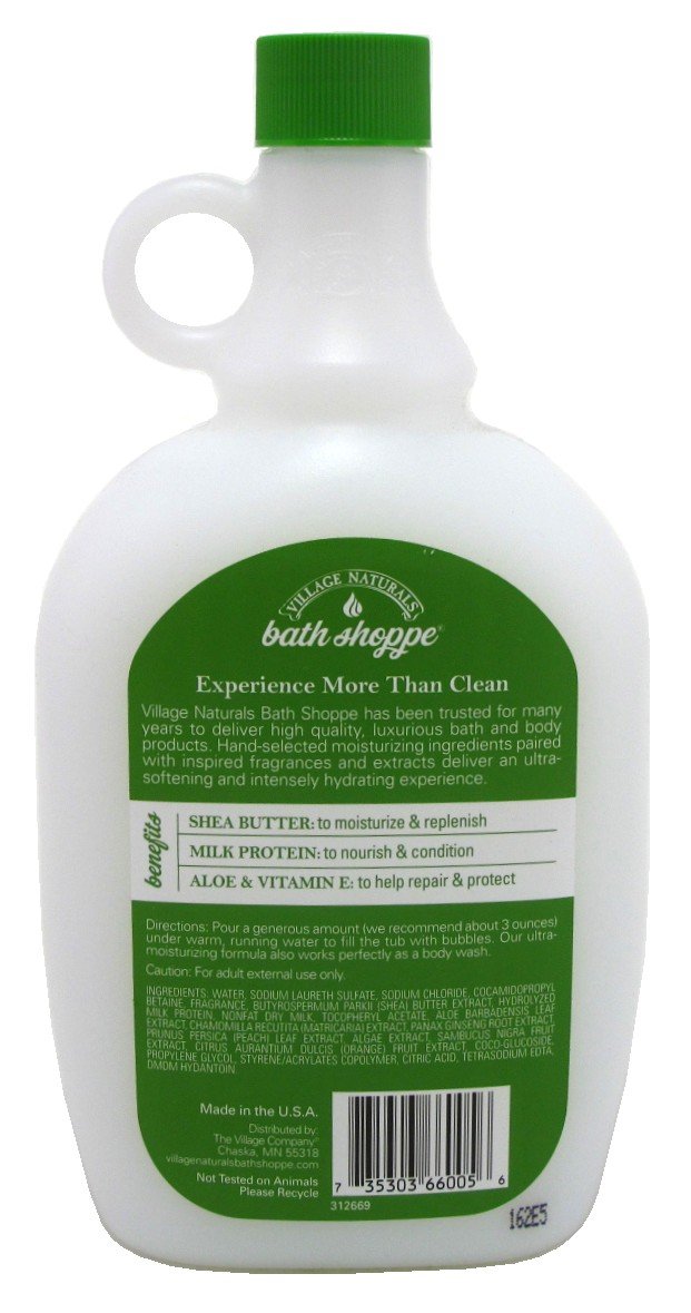 Village Naturals Bath Ultra Moisturizing Milk Bath White Tea & Jasmine 28oz (3 Pack)