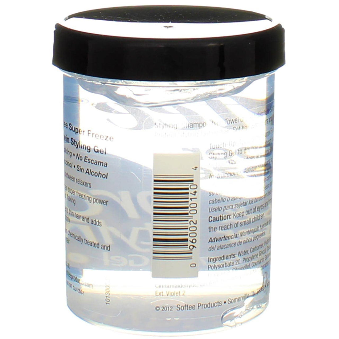 Softee Protein Super Freeze Hair Styling Gel, 8 Ounce