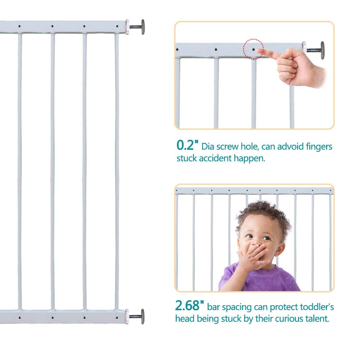 Fairy Baby Window Guards for Children Toddlers, Adjustable Wide Child Safety Window Guard Prevents Accidental Falls, Home Security Childproof Interior Bar Guard for Windows wide 31.49-36.22(1 panel)