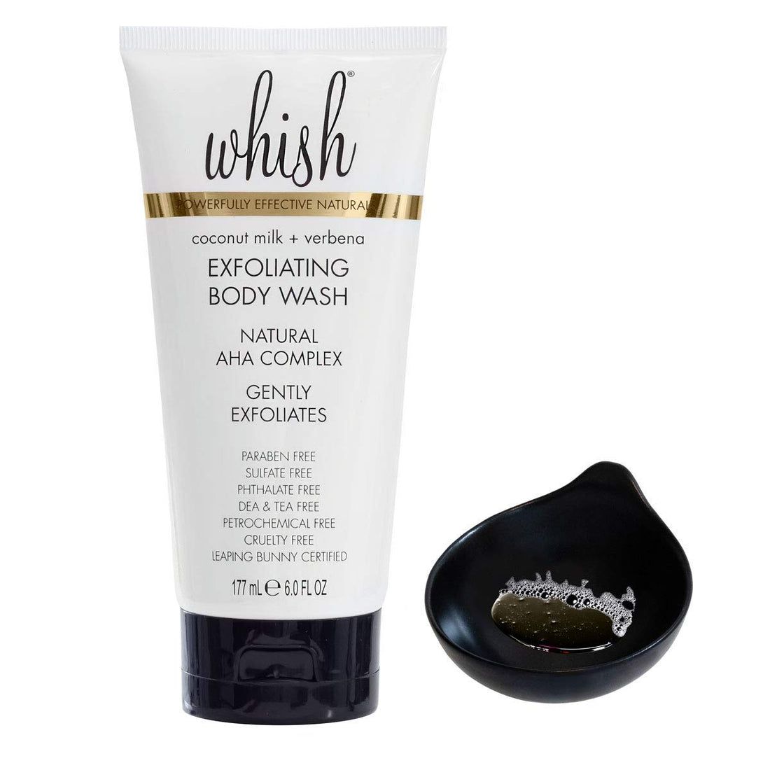 Whish Whish Exfoliating Body Wash - Coconut Milk - 6 fl oz
