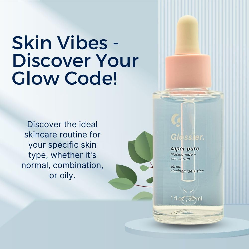 Glossier Super Pure Clarifying Face Serum with Niacinamide + Zinc 1 Fl oz / 30 mL