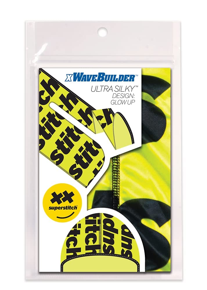 Superstitch Superag Premium Durag Glow Up Yellow and Black Pattern