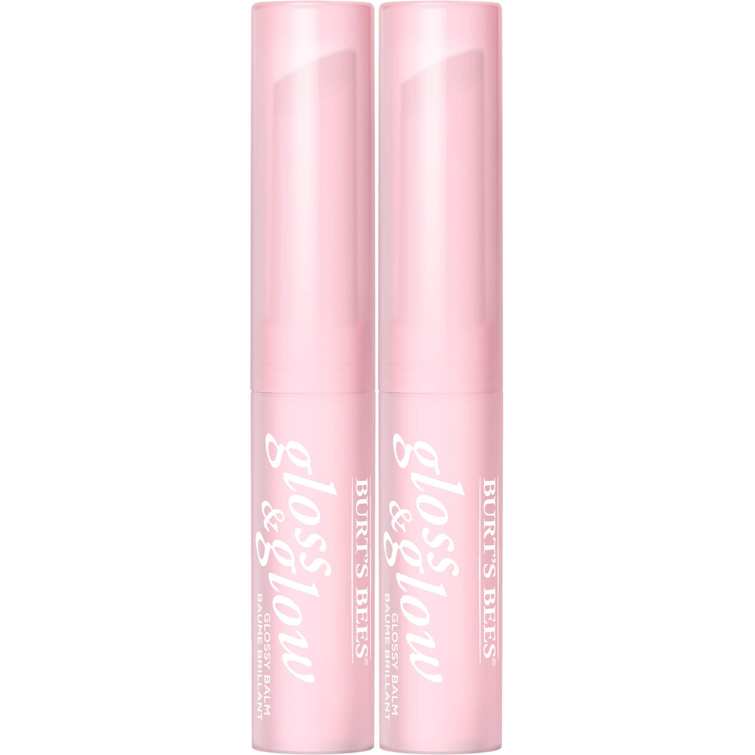Burts Bees Gloss and Glow Glossy Balm, 100% Natural Origin, Chai Time, 1 Tube, Pack of 2
