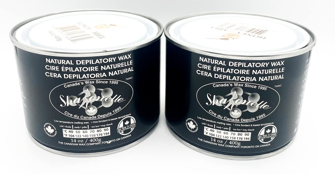 Sharonelle Natural Soft All Purpose Honey Wax in 14 oz. - 2 cans