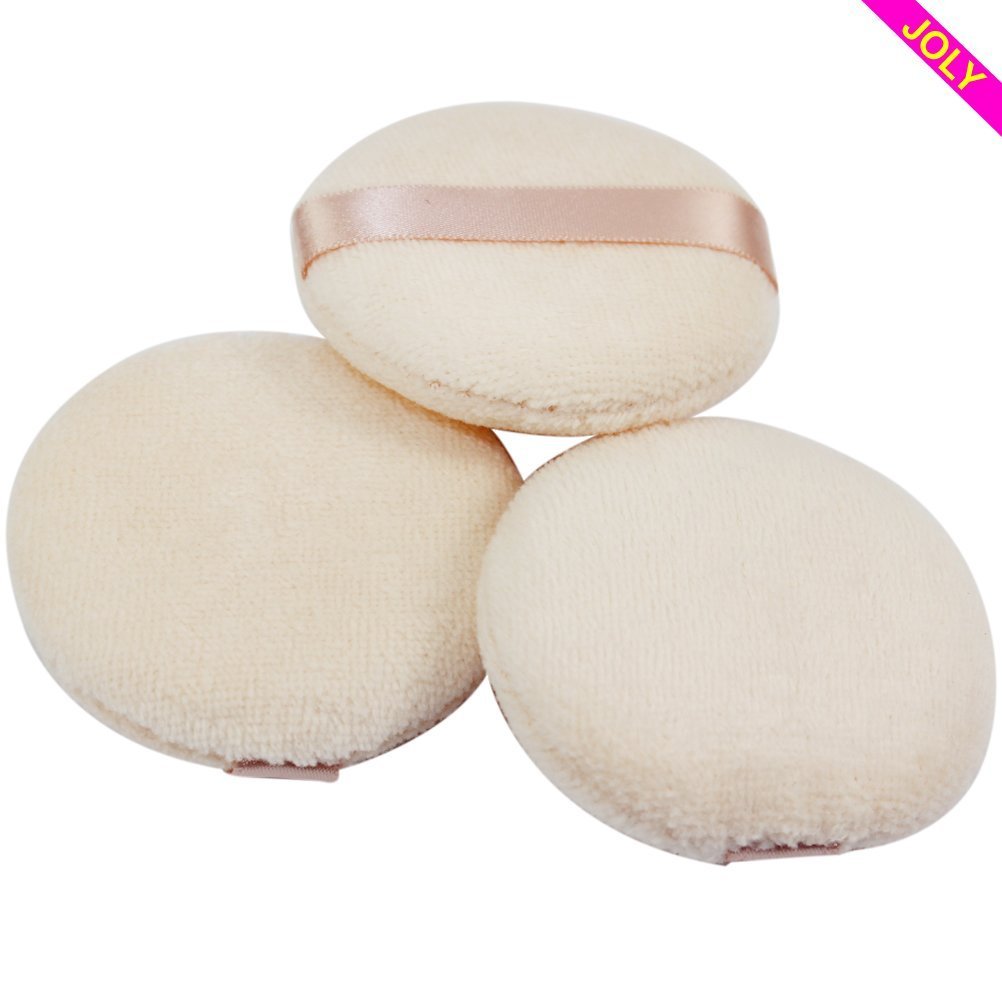 Joly Powder Puff for Makeup Face Powder Set of 5 (3 Pieces)