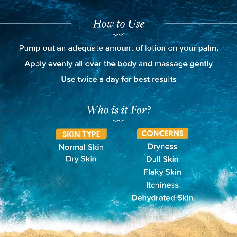 Aqualogica Glow+ Silky Body Lotion for Normal to Dry Skin | Gives 24-Hour Glowing Moisturization with Papaya & Vitamin C | Lightweight Formula | 10.14 Fl Oz/300ml