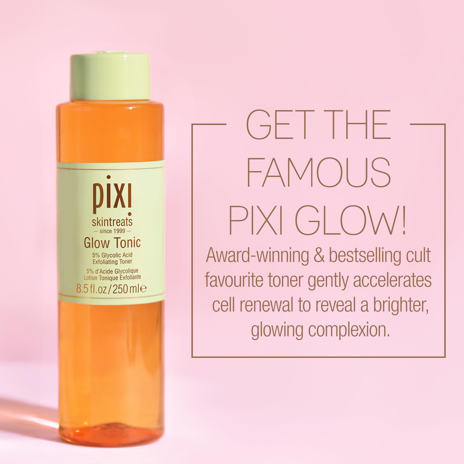 Pixi Beauty Glow Tonic With Aloe Vera And Ginseng, 250 Ml